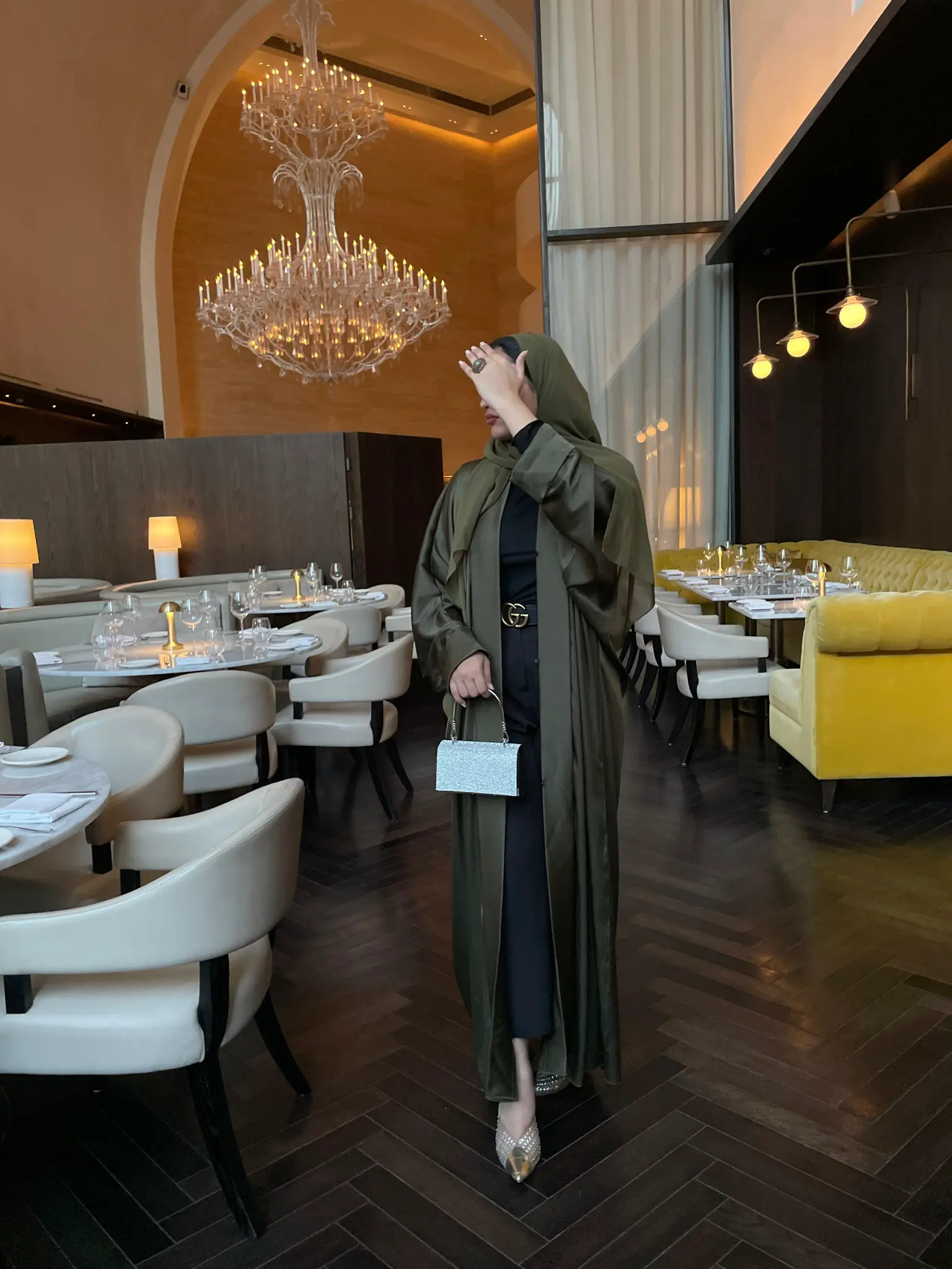 Velvet Olive — Lustrous olive outer layer