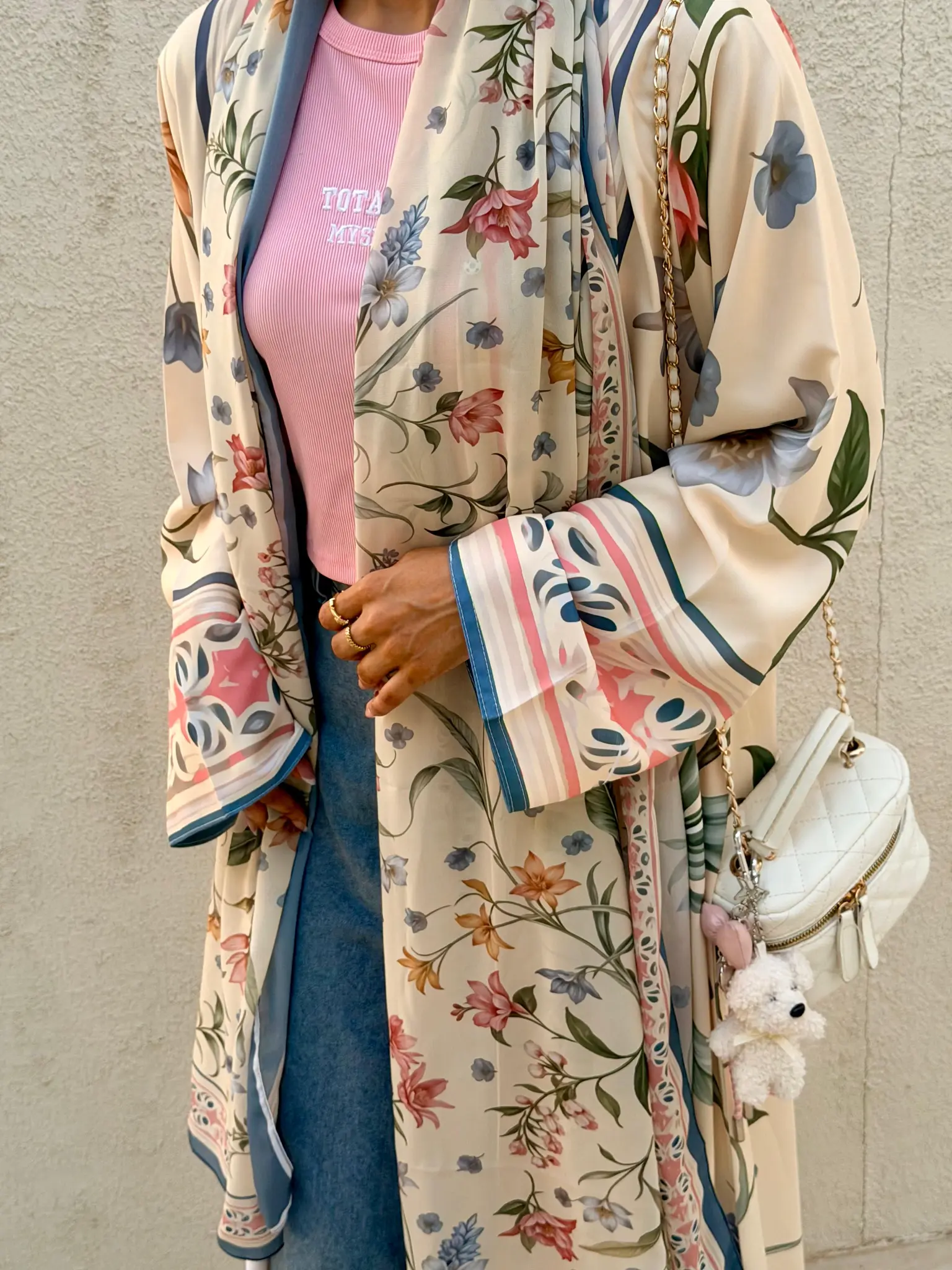 Butter Flora — Flowing floral print with borders